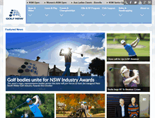 Tablet Screenshot of golfnsw.org